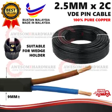 1m 3.3ft 6mm Flat Pure Copper Braid Cable Bare Copper Braid Wire Ground  Lead