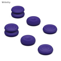 Witkitty 6pcs Thumb Stick Grip ฝาครอบสำหรับ Steam Deck FPS/TPS ไก่กินสิ่งประดิษฐ์ซิลิโคนไม่ลื่นอุปกรณ์ thumbstick