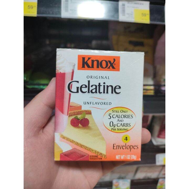 Premium snack Enjoy eating Gelatine Original Knox Unflavored still only