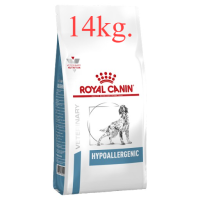 Royal Canin Hypoallergenic อาหารสำหรับสุนัขแพ้อาหาร 14 kg.(ส่งฟรี)(พร้อมส่ง!!!)