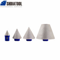 SHDIATOOL 1pc Diamm Diamond Milling Bits for Tile Stone Ceramic Porcelain Grinding Holes Chamfer Finger Bits 58-11