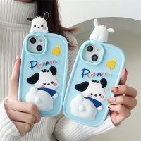 เคสโทรศัพท์สำหรับ iPhone 14 13 12 11 Pro Max ฝาเคสโทรศัพท์เคสมือถือซิลิโคนของสุนัขสีขาวน่ารัก