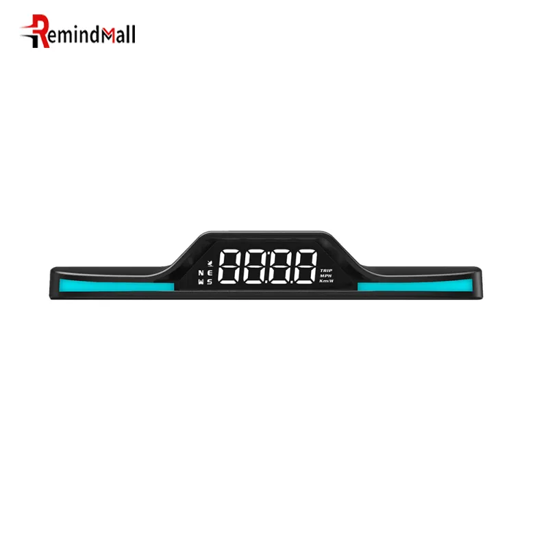 Remind Mall in stock】 Car Hud Head Up Display Universal Gps Digital  Speedometer Mph Over Speed Alarm System For All Car Models