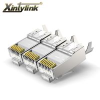 xintylink CAT7 rj45 connector rj rg45 ethernet cable plug CAT6A 8P8C FTP stp shielded cat.6a cat.7 network sftp lan 10/50/100pcs Cables