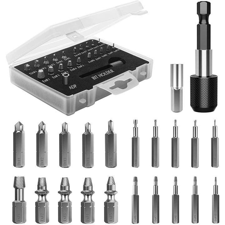 damaged-screw-extractor-set-22-pcs-stripped-screw-extractor-kit-hss-broken-screw-remover-set-with-bit-amp-socket-adapter