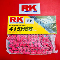 โซ่ RK 415 ยาว 130 ข้อ สีชมพู RK chain 415 pink