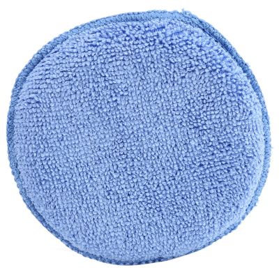 Microfiber Wax Applicator 12pcs Car Cleaning Polish Wax Foam Sponge Polishing Sponge, Blue