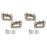 4Pcs Rear Front Left &amp; Right Inside Interior Door Handle Set for 2005-2011 Jeep Grand Cherokee Beige &amp; Chrome