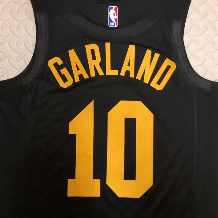 เสื้อกีฬาบาสเก็ตบอล-cleveland-cavaliers-darius-garland-สีดํา-สําหรับผู้ชาย-2022-23