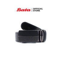 Bata บาจา เข็มขัดผู้ชาย เข็มขัดสุภาพบุรุษ เข็มขัดแบบธุรกิจ เข็มขัดหนัง PU รุ่น Tadeo สีดำ 9946249