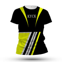 KYCK Top Brand Mens T-shirt Sports Casual Fashion Daily Fitness Outdoor Street Uniform Cycling Shirt Short Sleeve Oversized