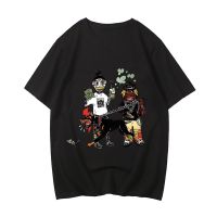 Mens Large T-shirt City Morgue Zillakami Tshirts Men Trap Metal Rapping Screaming T Shirts Cotton Tshirts Cartoon Manga