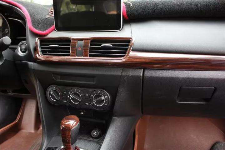 for-mazda-3-axela-2017-2018-19-accessories-gear-cup-frame-patch-center-console-outlet-gear-head-windows-control-panel-wood-grain