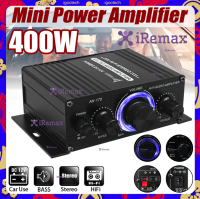 iRemax เครื่องเสียงรถยนต์ซับวูฟเฟอร์แอมป์เฟอร์สเตอริโอแอมพลิฟายเออร์ AMP6 AK-170 AK-270