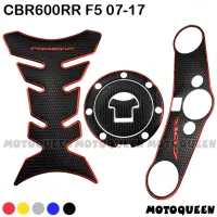 3D Motorcycle Tank Pad Plate Fork Protector Decals Stickers for Honda CBR 600RR CBR600RR F5 07 08 09 10 11 12 13 14 15 16 17