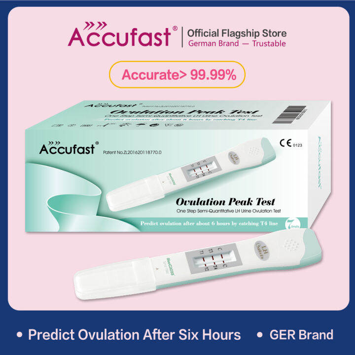 ACCUFAST 7Pcs Ovulation Test Stick Predict Ovulation After 6 Hours Fast