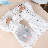 Orzbow Baby Anti-Shock ถุงนอน Hands-Up ฤดูร้อนบางผ้าฝ้าย Swaddling ทารกแรกเกิด Wraps เครื่องปรับอากาศถุงนอน