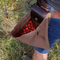 Portable Outdoor Foraging Bag Fruit Picking Pouch Collapsible Berry Puch Storage Bushcraft Bag Hiking Camping Tool