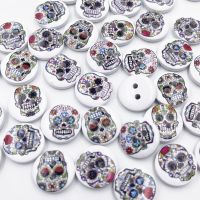 【YF】♛☂  Pcs 2 Hole Round Wood Buttons Clothing Sewing Scrapbooking 15mm WB867