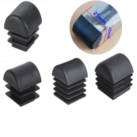 4pcs พลาสติก Blanking End CAPS ท่อแทรกปลั๊ก Bung สำหรับโต๊ะเก้าอี้ขาเฟอร์นิเจอร์ Leveling ฟุต Protector-Wefdger