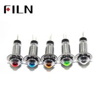 FILN FL1M-8SJ-3 metal LED indicator light 8mm red yellow blue green white 12v 110v 24v 220v with pins