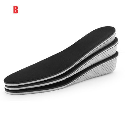 1 Pair Height Plantar Increase Cushion Soft Breathable Shoe Insoles Comfortable Lifts Pad Taller