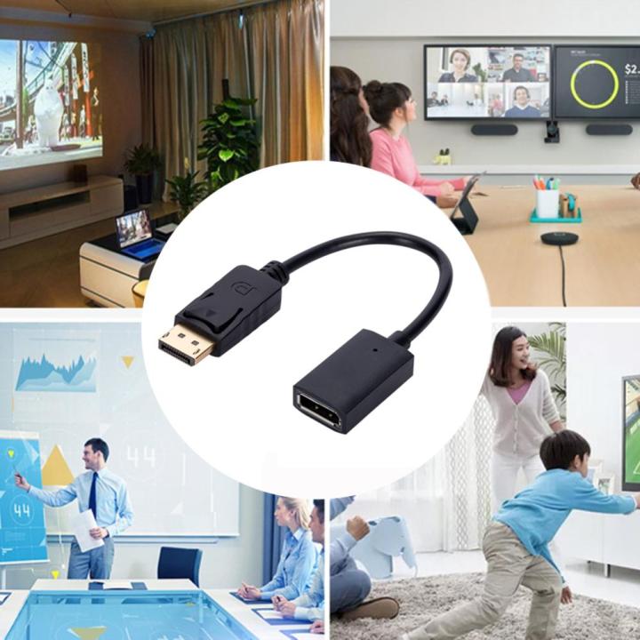 dp-สายแปลง-mini-dp-เป็น-hdmi-อุปกรณ์แปลงสัญญาณที่เข้ากันได้กับ-dp-v1-2การแลกเปลี่ยนแบบร้อนไม่จำเป็นต้องใช้อุปกรณ์แหล่งจ่ายไฟภายนอกสำหรับพีซี