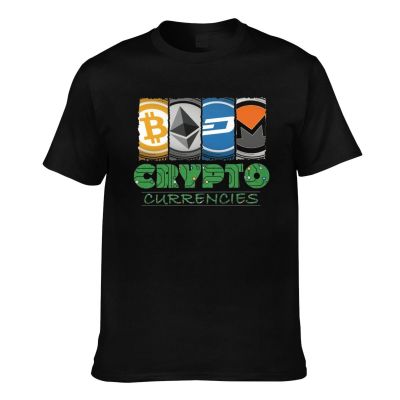 Crypto Market Ethereum Bitcoin Litecoin Mens Short Sleeve T-Shirt