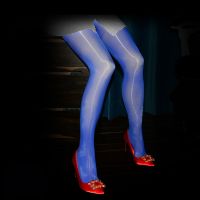 【cw】 Sexy 912PIN Oil Shiny Stockings Smooth Open Crotch Sexy Tight Sheer See Through Shaping Pantyhose Candy Color Plus Size F14 ！