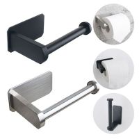 Toilet Paper Towel Holder 1 Piece of Adhesive 304 Stainless Steel Toilet Paper Roll Holder for Kitchen Towel Holder