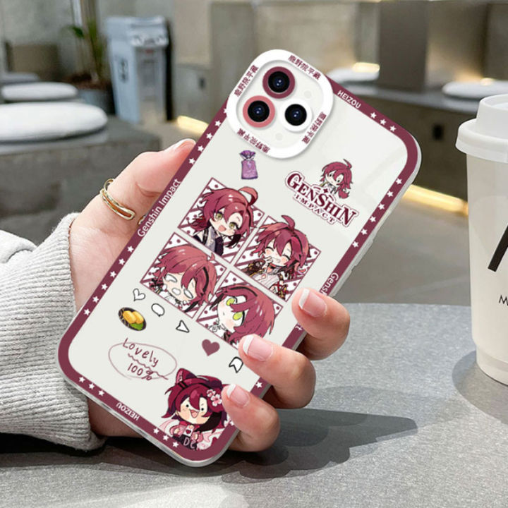 เคสสำหรับ-realme-c12-c11-5-6-7-pro-แบบนิ่มกันกระแทกเกม-genshin-impact-zhongli-tao-venti-ป้องกันการตก-tpu-ซิลิโคนใสโปร่งแสง