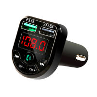 Bluetooth-compatible 5.0 FM Transmitter Car Kit MP3 Modulator Player Wireless Handsfree Audio Receiver 2 USB Fast Charger 3.1A