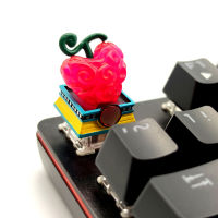 Devil Fruits Design Resin Keycap For Cherry Mx Gateron Kailh Box TTC Switch Mechanical Keyboard Handmade Colorful Backlit Keycap