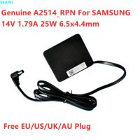 A2514แท้1.79A RPN 14V 1.786A 25W AC อะแดปเตอร์สำหรับ SAMSUNG A2514 A2514 DPN A2514 MPNL จอแอลซีดีเครื่องชาร์จอุปกรณ์พลังงาน