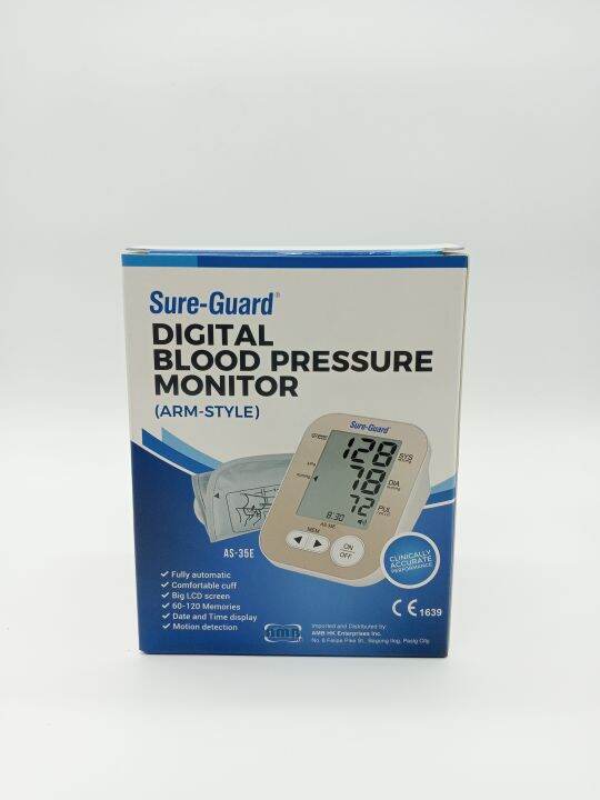 Blood Pressure Monitor Digital SureGuard Lazada PH