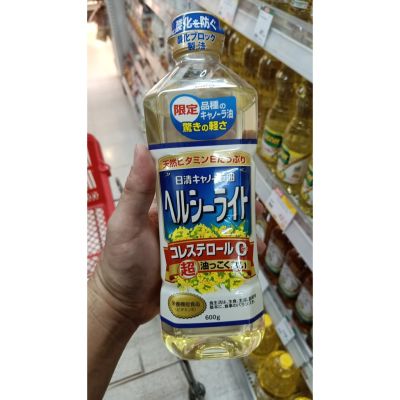 อาหารนำเข้า🌀 Japanese Kanola Oil Hisupa Fuji Nisshin Oillio Canola Salad Oil Herushi 600g