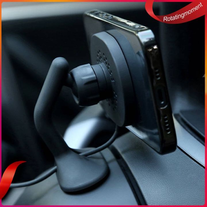 rotatingmoment-ที่วางโทรศัพท์มือถือในรถยนต์-แบบไร้สาย-ชาร์จเร็ว-ขาตั้งสมาร์ทโฟน-แบบแม่เหล็ก-หมุนได้th