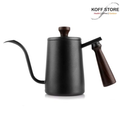 Coffee Drip Kettle กาดริปกาแฟ ด้ามไม้ 700 ml