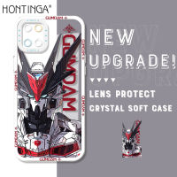 เคส Hontinga สำหรับ Samsung Galaxy Note 10 Lite Note 10 Plus 5G Samsung S10 Plus S10 + Note10 + เคสใสเคสใสเคสกลไกนักรบ Gundam เคสยางซิลิโคนนิ่มเคสด้านหลังเคสโทรศัพท์เคสนิ่ม