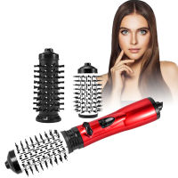 3 In 1 Rotating Hot Air Comb Negative Ion Hair Electric Hair Straightener Brush Hair Curler Hair Dryer Brush Styler Blower