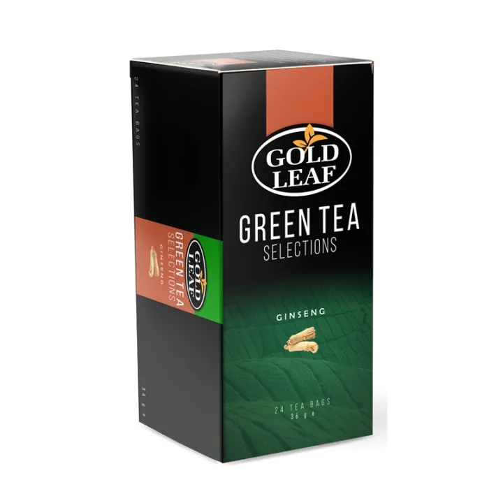 Gold Leaf Green Tea Selections Ginseng 24 Teabags Lazada PH