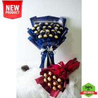 BZ ส่งฟรี ช่อเฟอเรโร่(Ferrero Rocher)10,20ลูก Valentines gift ของขวัญวาเลนไทน์