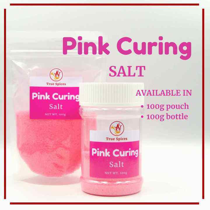 Pink Curing Salt For Ham Tocino Bacon longganisa (100g) Bottle