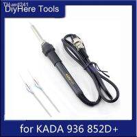 With 2pcs Extra Heating Element 5 Holes Replacement Soldering Iron Handle For KADA 936 852D Rework Station