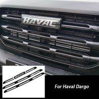 Car Front Net Grille Grid Trim Strip Fit For For Haval Dargo 2021 2022 Exterior Modification Essories