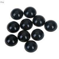 Fre 760pcs round FLAT Black Eyes พลาสติกสำหรับตุ๊กตาทำของเล่นตุ๊กตาอุปกรณ์เสริม