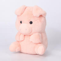 Kawaii Pink Pig Plush Toys Realistic Stuffed Doll Soft Comfortable Skin-friendly Plush Toy for Children Girls Gift Decoration Collection