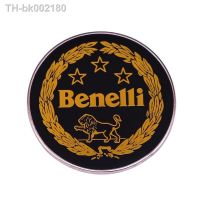 ▦✢☜ Moto Benelli badge Vintage 70s Racing Motorcycle logo brooch