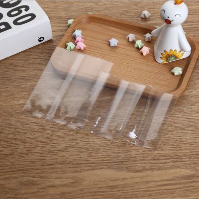 100Pcs Thick Transparent Clear Machine Sealed Biscuit Packaging Cranberry Cookie Moon Cake Handmade Soap Bags