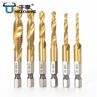 Drill Bits Combined Tap and Die Set Taps and Dies Titanium Plated Hight Speed Steel Hex Shank Screw Extractor Thread Metric Tap
